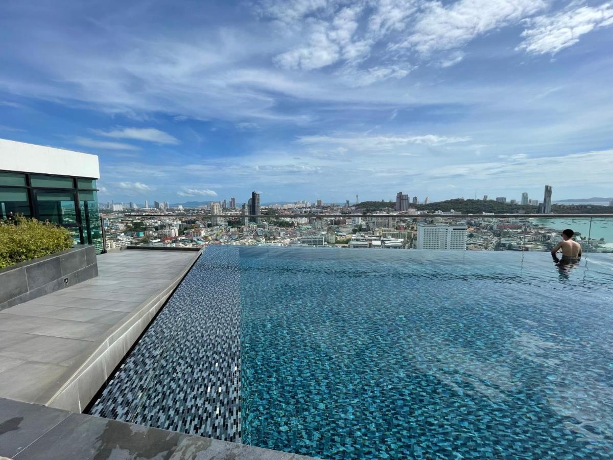 Best Location Condo With Swimming Pool, Gym, Sauna, Washing Mashine, Fast Internet In Central Of Патая Екстериор снимка